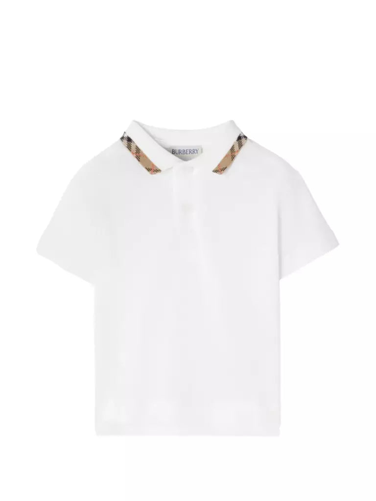 Burberry Kids Polo manica corta