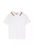 Burberry Kids Polo manica corta