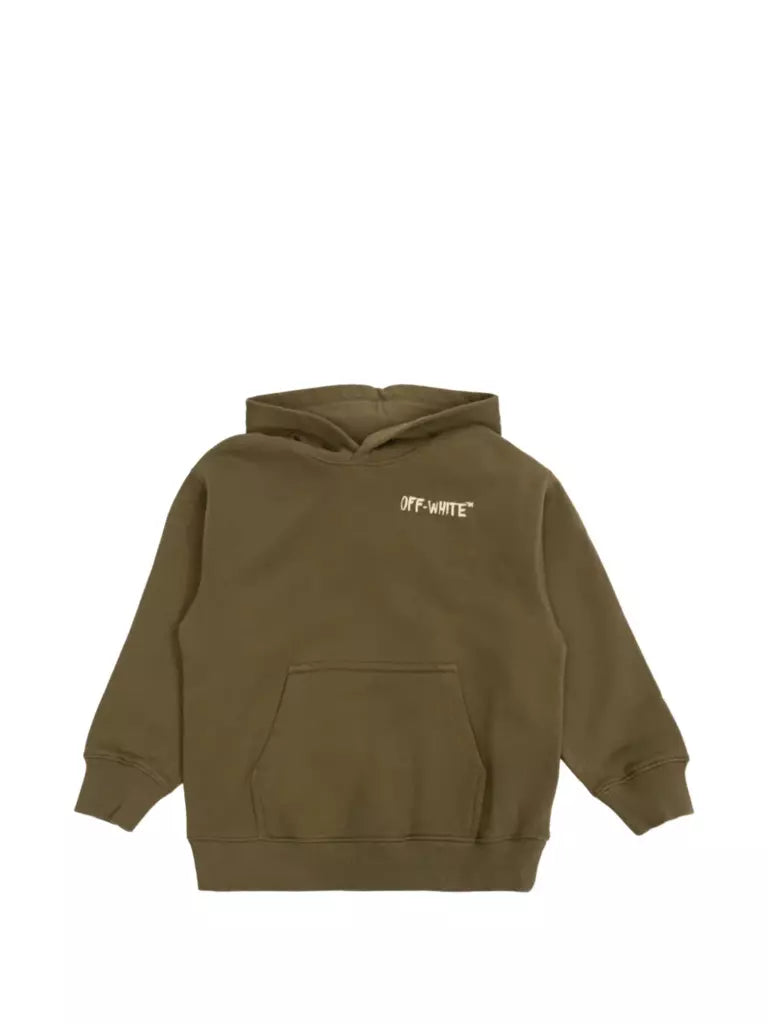 Off-White Kids Felpa con cappuccio