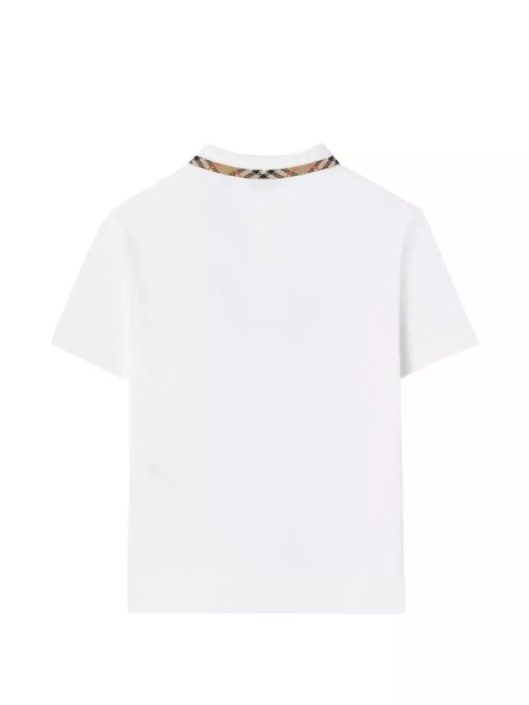 Burberry Kids Polo manica corta