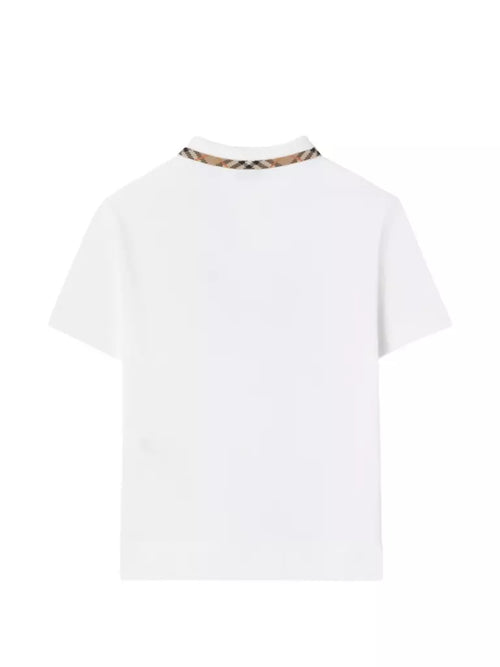 Burberry Kids Polo manica corta