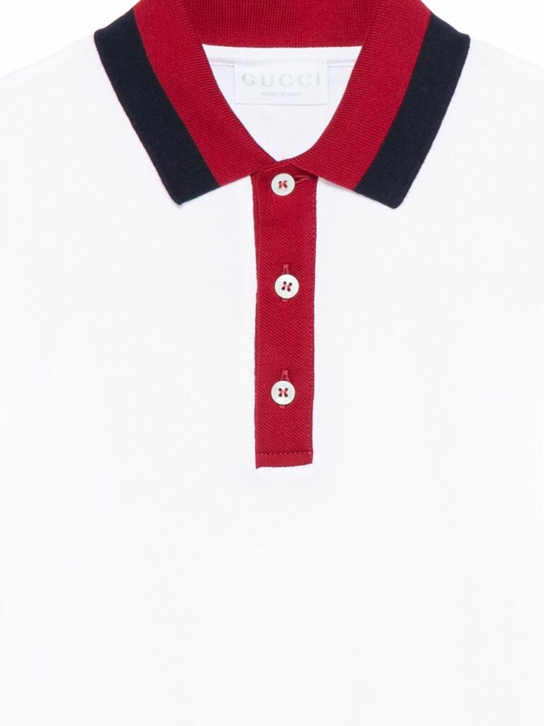 Gucci Kids Polo manica lunga