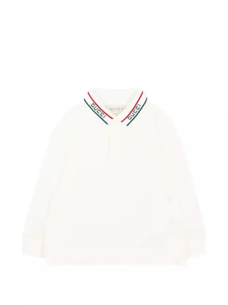 Gucci Kids Polo manica lunga
