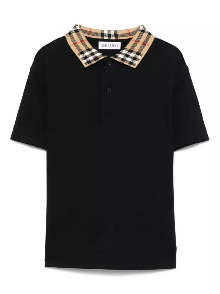 Burberry Kids Polo manica corta