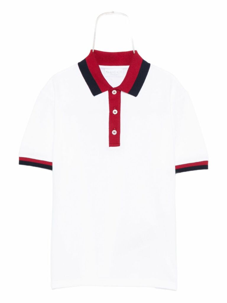 Gucci Kids Polo manica lunga