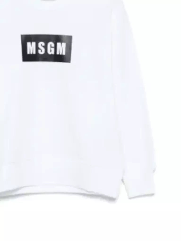 MSGM Kids Felpa girocollo
