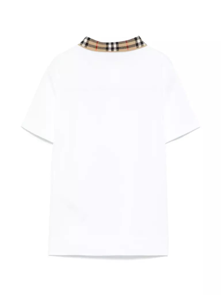 Burberry Kids Polo manica corta