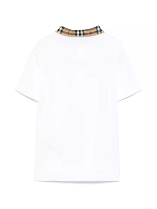 Burberry Kids Polo manica corta