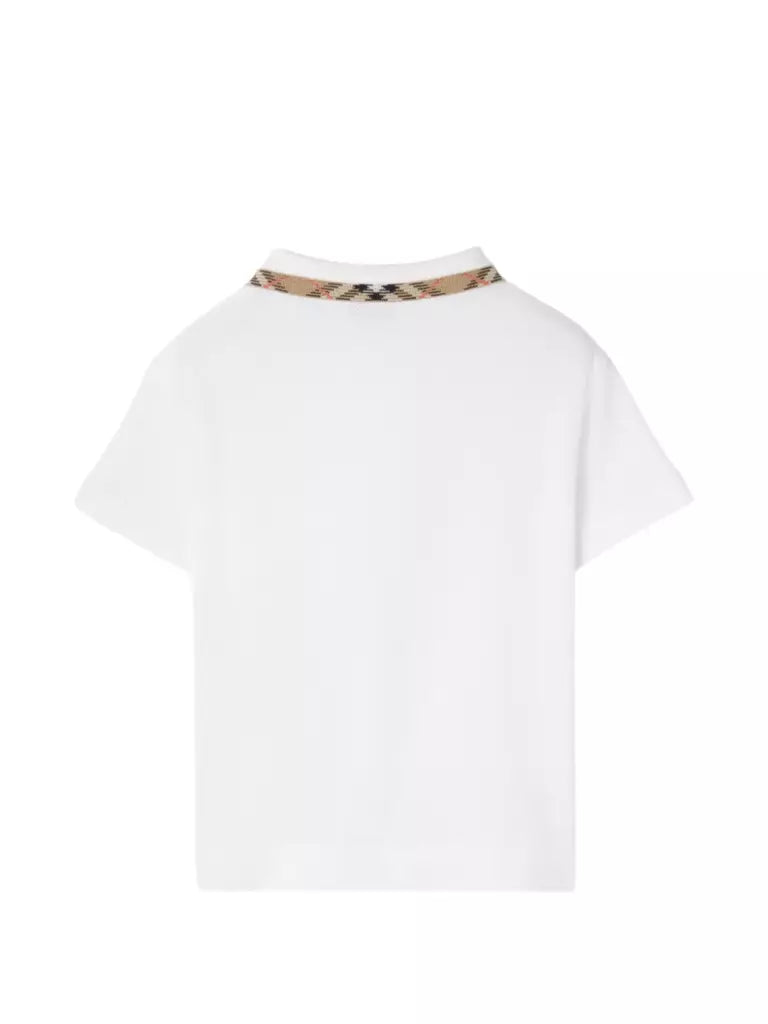 Burberry Kids Polo manica corta