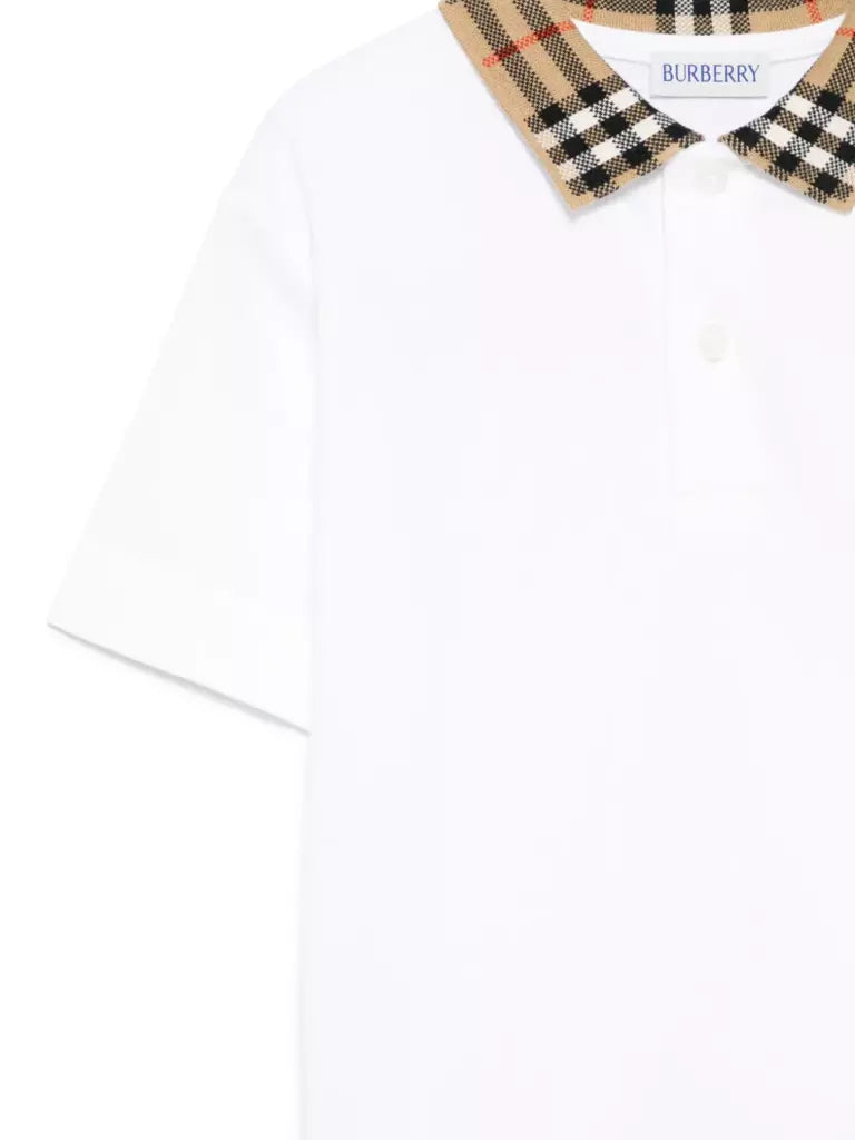 Burberry Kids Polo manica corta