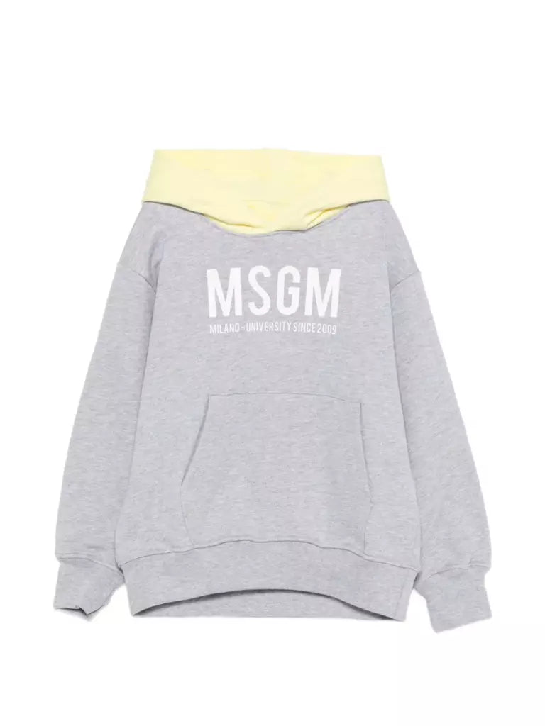 MSGM Kids Felpa con cappuccio