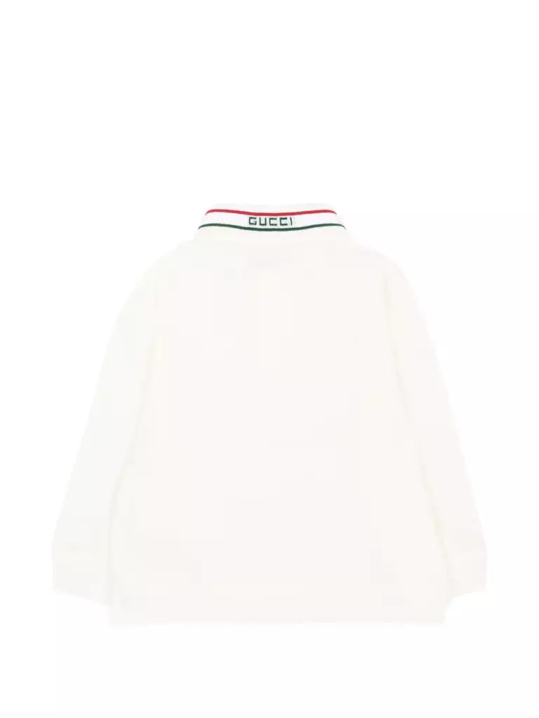 Gucci Kids Polo manica lunga