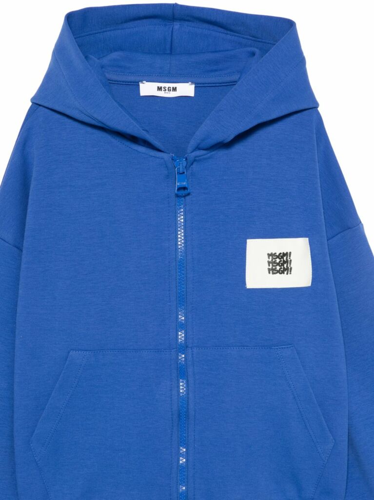 MSGM Kids Felpa con cappuccio
