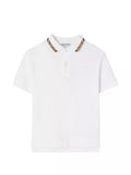 Burberry Kids Polo manica corta