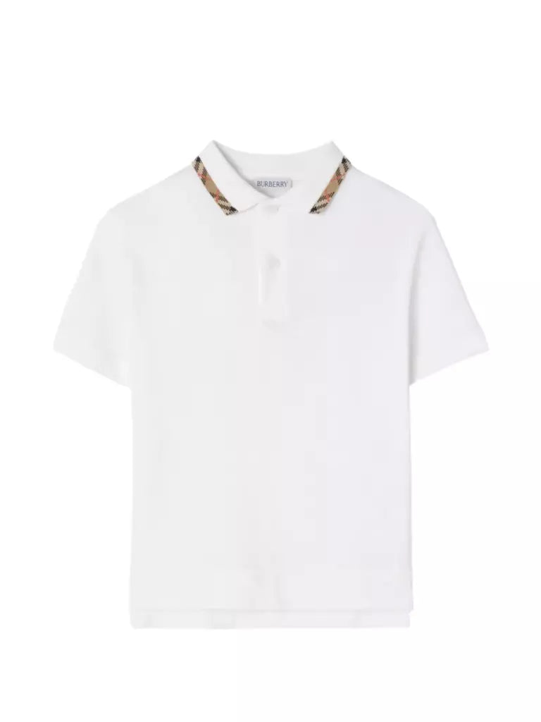 Burberry Kids Polo manica corta