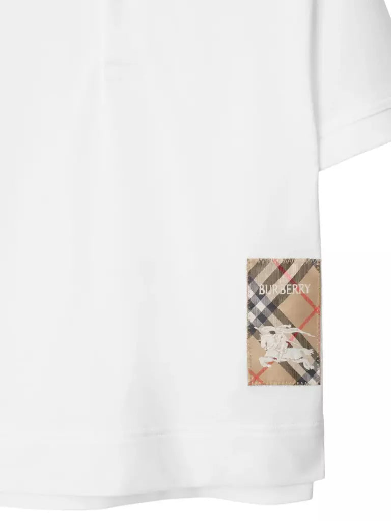 Burberry Kids Polo manica corta
