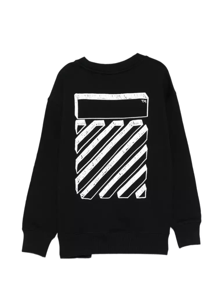 Off-White Kids Felpa girocollo
