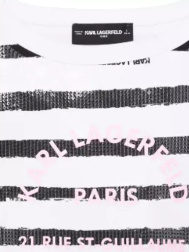 Karl Lagerfeld Kids Felpa girocollo